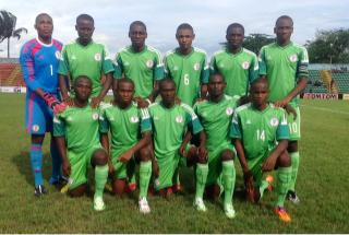 Golden Eaglets line up against Gabon