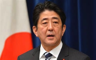 Japanese Prime Minister, Shinzo Abe