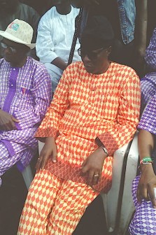 Sleep time: ex-Governor Daniel at the Labour  Party rally