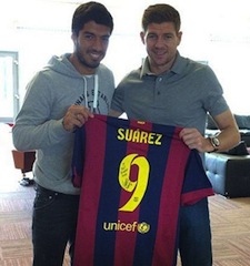 Suarez and Gerrard