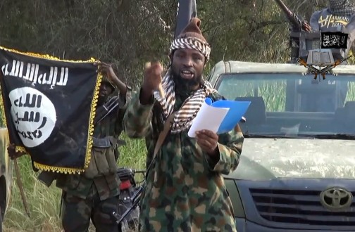 Shekau in the latest video: AFP photo