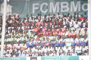 Cross section of students during the finals of the 2012 edition of the Governor Cup Lagos Tennis Championship