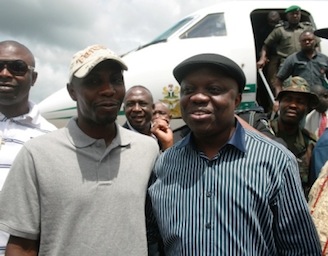 Tompolo and Governor Uduaghan. Photo- Delta State House