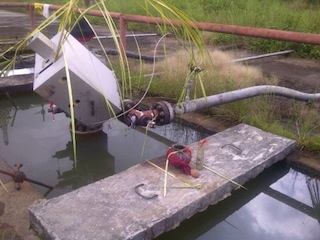 Another Total Oil Well Barricaded With Fetish Substances In Ama Community Ogbidi Land Photo: 247ureports.com