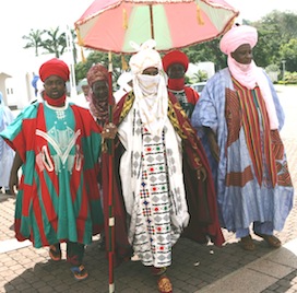 Emir of Kano, Alhaji Mohammed Sanusi 11 arriving State House in  Abuja on Thursday 30 October 2014