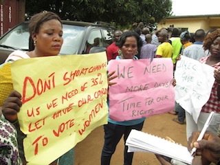 Voters protest against INEC's shoddiness towards PVC distribution