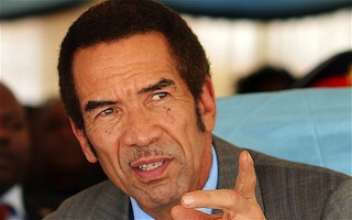 Botswana President, Ian Khama