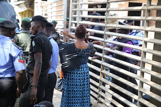 Former Lagos State Governor Kofoworola Bocknor locked out
