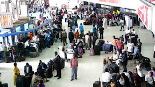 Passengers stranded at Lagos airport