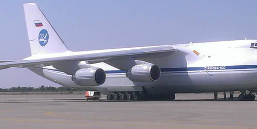 The Russian Antonov cargo plane: Not carrying weapons for Chad
