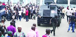 Illustration: riot in Ebonyi