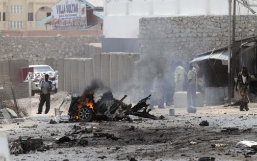 File photo of a similar attack against UN convoy on 13 february 2014