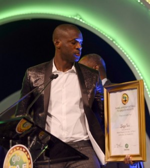 Toure with his 4th award