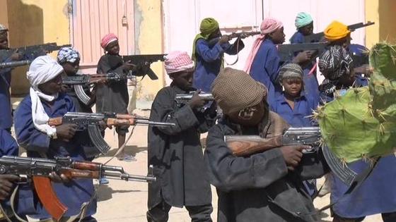 FILE PHOTO: Boko Haram child soldiers