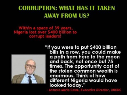 the cost of Nigerian corruption