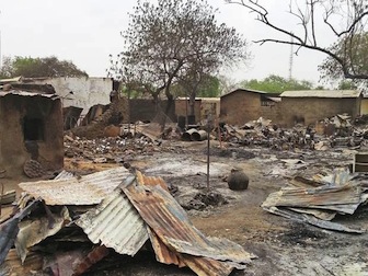Deserted: Residents that have survived Boko Haram onslaught have left their homes and occupation