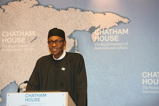 GEN BUHARI SPEAKS AT CHATHAM HOUSE  12A