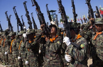 Myanmar Troops