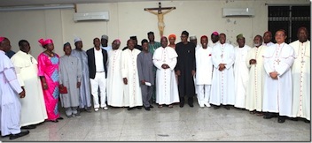 buhari-and-his-team-with-the-Cathoilic-bishops