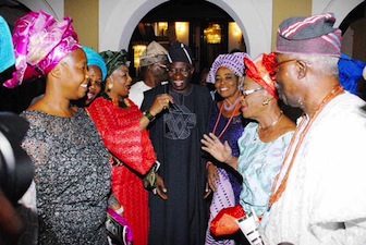 FILE PHOTO: Members of Yoruba Council of Elders visiting President Jonathan at State House, Marina, Lagos State
