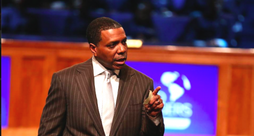 Pastor Creflo Dollar: wants congregation buy him a $65million Gulf Stream jet