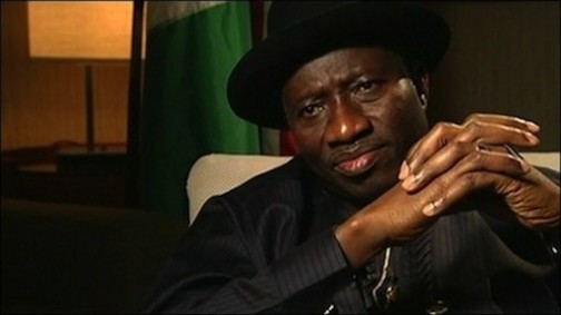 President Goodluck Jonathan of Nigeria: made the questionable N8billion payment to DAAR