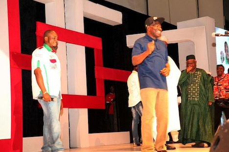 president Goodluck Jonathan during the #MeetThePresident event