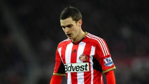 Adam Johnson in Sunderland's colour