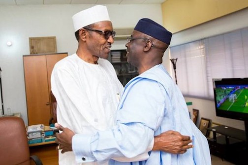 President Muhammadu Buhari and Pastor Tunde Bakare : a prediction that did not come to pass
