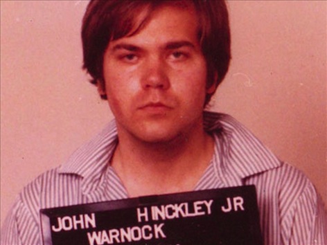 John Hinckley: photographed after he shot Reagan