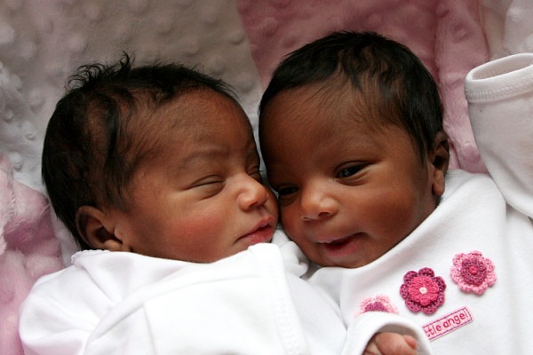New born twins