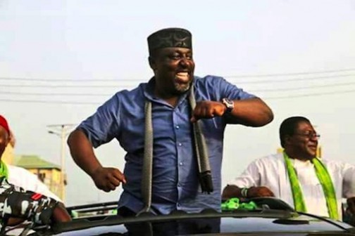 Governor Rochas Okorocha of Imo State: wins re-election