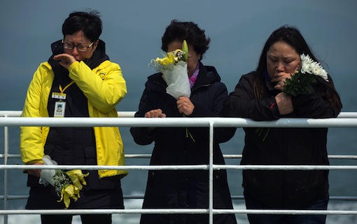 The sinking Sewol ferry