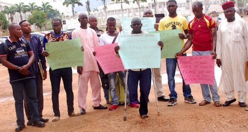 Abuja bomb blast victims protest