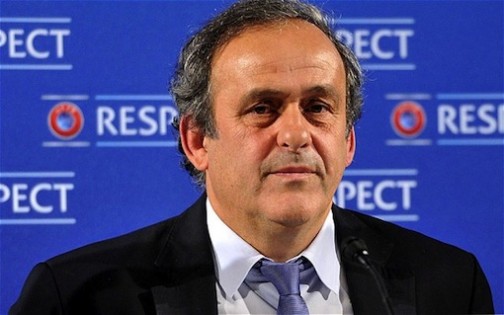 Michel Platini, suspended UEFA President 