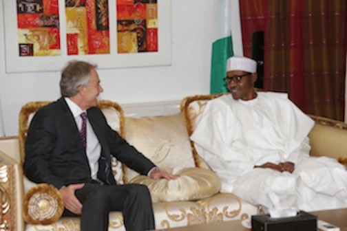 Tony Blair and General Muhammadu Buhari