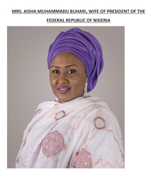 Mrs Aisha Muhammadu Buhari, Wife Of President Of The Federal Republic Of Nigeria