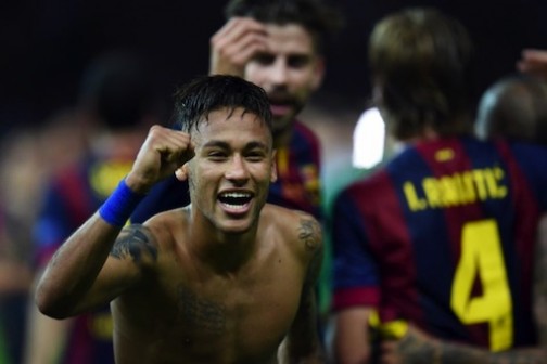 Neymar has won two La Liga titles, two Copa del Rey trophies and one Champions League with Barcelona