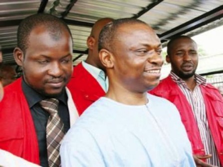 Francis Atuche in company of EFCC officials