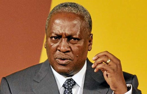 Ghanaian President John Dramani Mahama