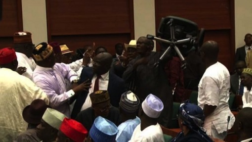 Nigerian Reps in a rowdy session today