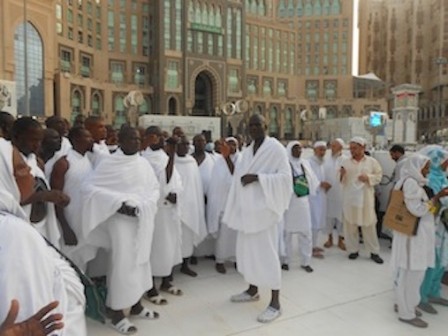 FILE PHOTO: Nigerian pilgrims in Saudi Arabia