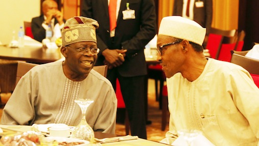 PRESIDENT BUHARI @ TINUBU AT A DINNER 1B