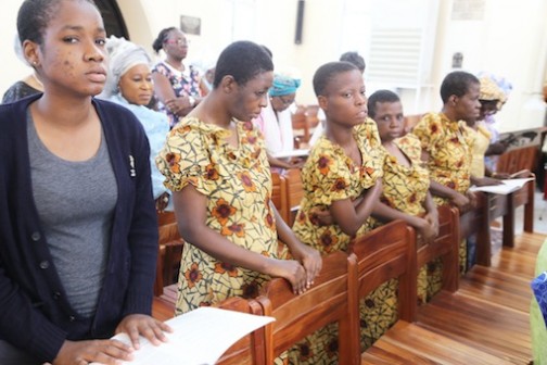 Some physically challenged persons from Modupe Cole Memorial Physiotherapy Centre