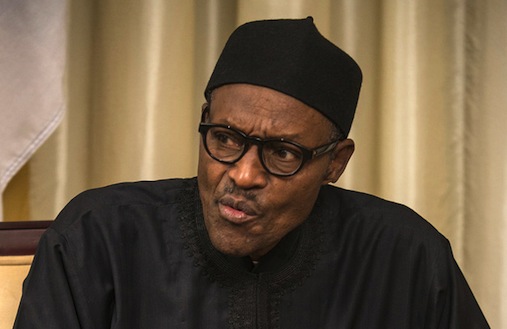 President Muhammadu Buhari black