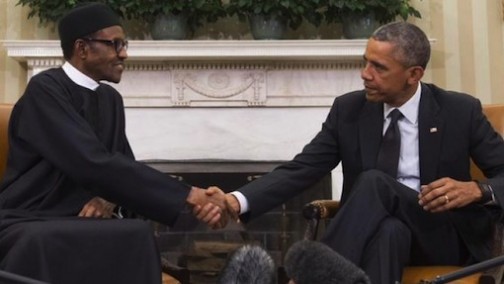 President Muhammadu Buhari and President Barack Obama at the White House