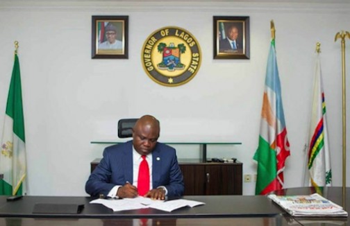 Governor Akinwunmi Ambode of Lagos State