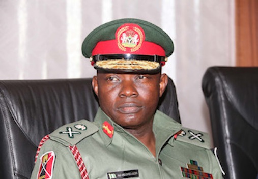 Major General Abayomi Gabriel Olonisakin, Nigeria's Chief of Defence Staff