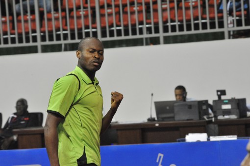 Aruna Quadri in action on Sunday