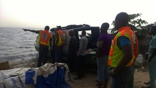 FILE PHOTO: Scene of the boat tragedy